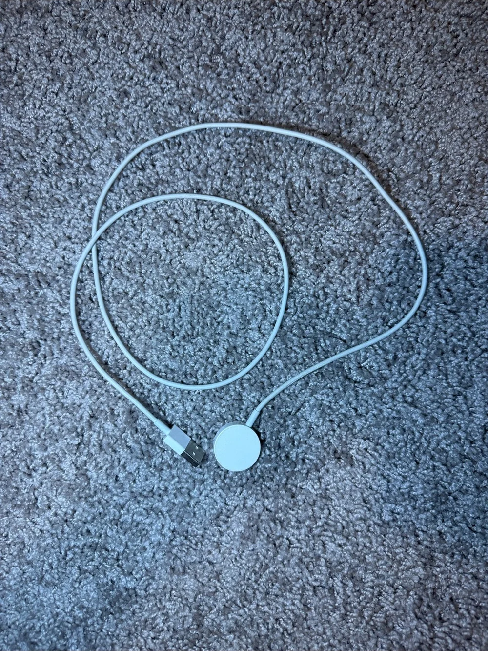 Apple White Smartwatch with Gold Bezel
